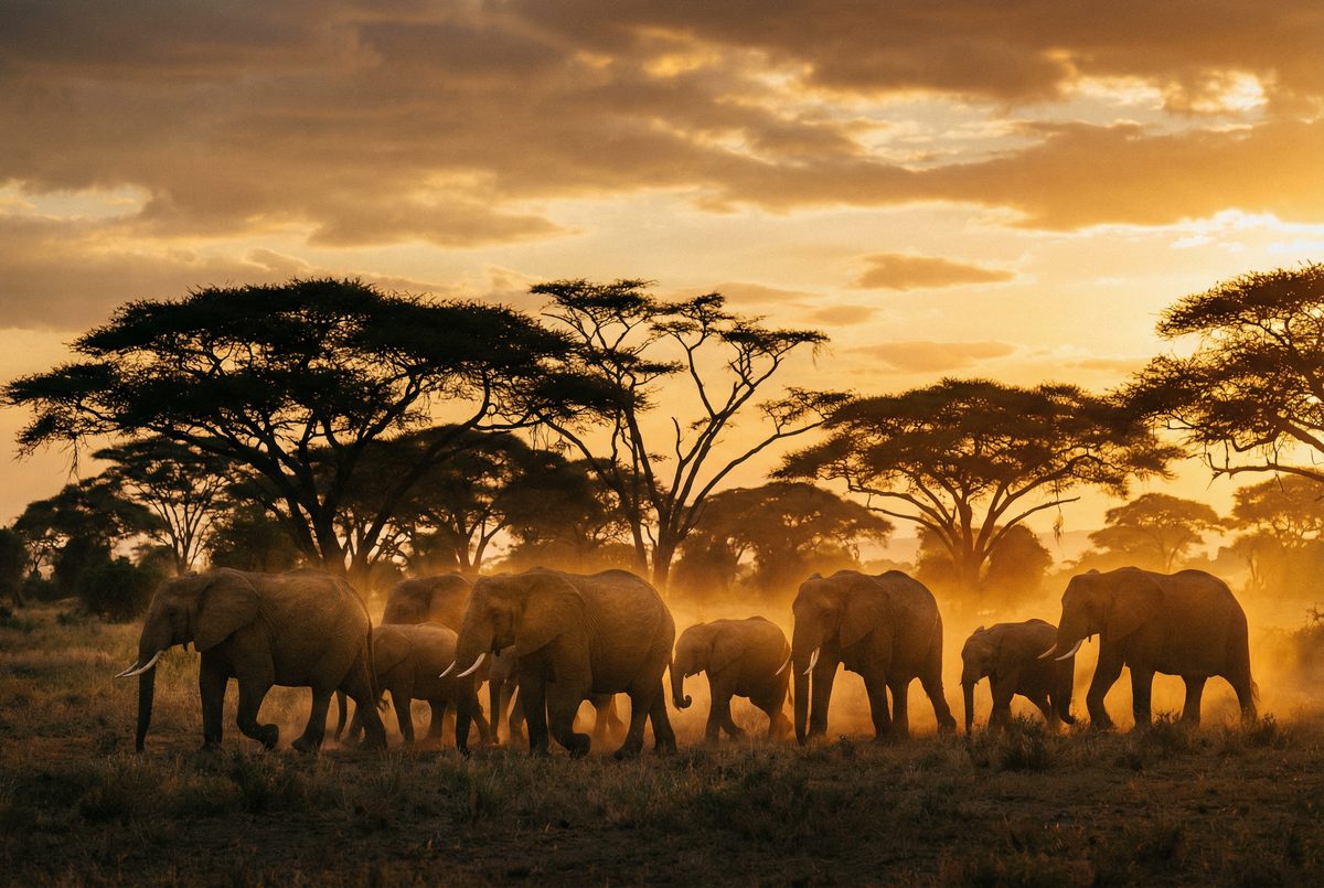 探花非洲野生动物视频 非洲草原大象迁徙视频教程