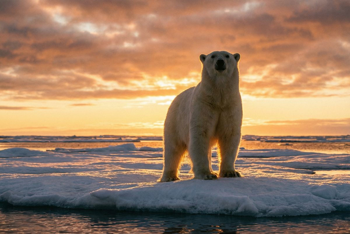 探花北极熊视频演示 北极熊冰上生存视频教程