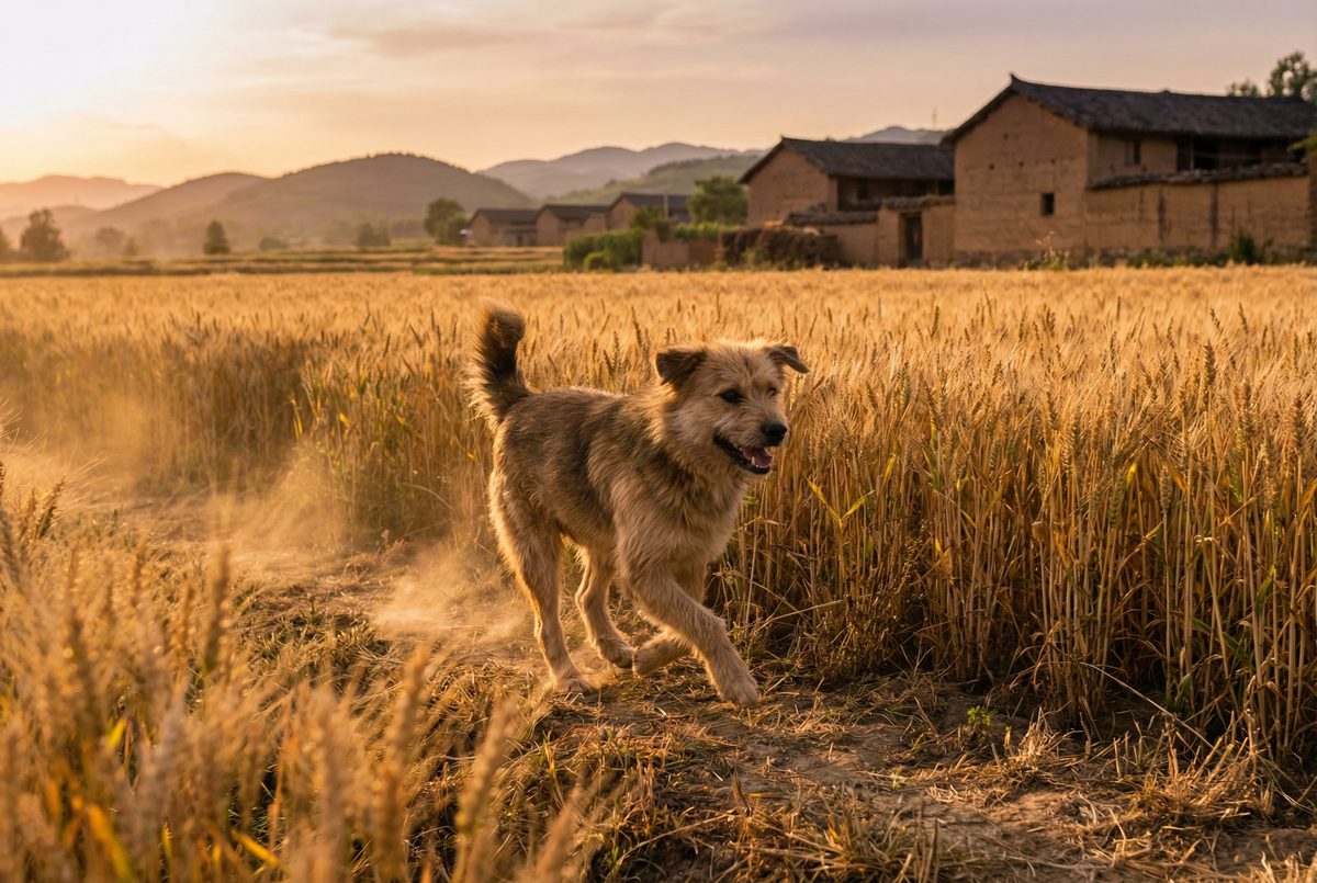 探花田园犬视频教程 中华田园犬乡村生活视频演示